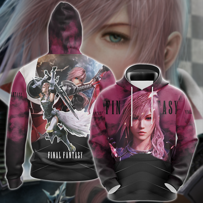 Final Fantasy XIII Video Game 3D All Over Print T-shirt Tank Top Zip Hoodie Pullover Hoodie Hawaiian Shirt Beach Shorts Jogger Hoodie