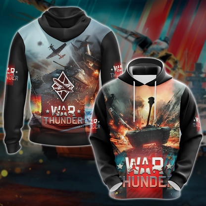 War Thunder Video Game 3D All Over Printed T-shirt Tank Top Zip Hoodie Pullover Hoodie Hawaiian Shirt Beach Shorts Jogger Hoodie