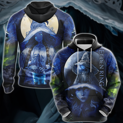 Elden Ring Ranni The Witch (Renna) Video Game 3D All Over Print T-shirt Tank Top Zip Hoodie Pullover Hoodie Hawaiian Shirt Beach Shorts Jogger Hoodie