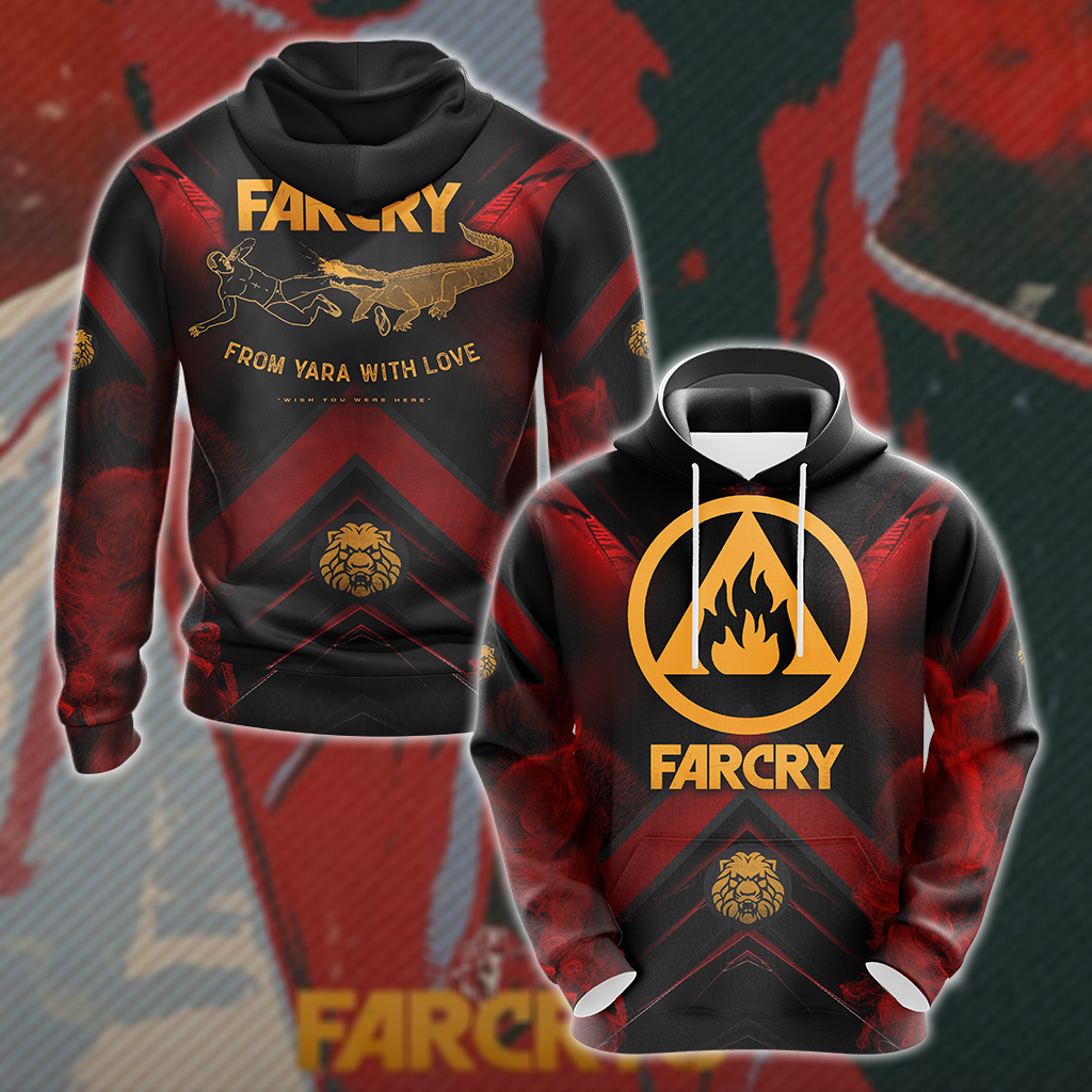 Farcry 6 3D All Over Print T-shirt Tank Top Zip Hoodie Pullover Hoodie Hawaiian Shirt Beach Shorts Jogger Hoodie