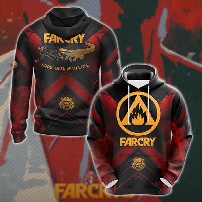 Farcry 6 3D All Over Print T-shirt Tank Top Zip Hoodie Pullover Hoodie Hawaiian Shirt Beach Shorts Jogger Hoodie