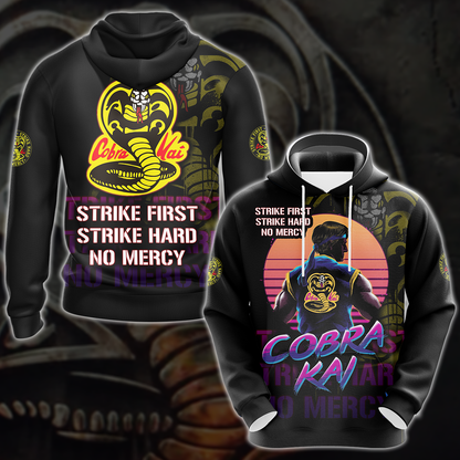 Cobra Kai TV Series 3D All Over Print T-shirt Tank Top Zip Hoodie Pullover Hoodie Hawaiian Shirt Beach Shorts Jogger Hoodie