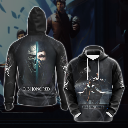 Dishonored 2 Video Game 3D All Over Printed T-shirt Tank Top Zip Hoodie Pullover Hoodie Hawaiian Shirt Beach Shorts Jogger Hoodie