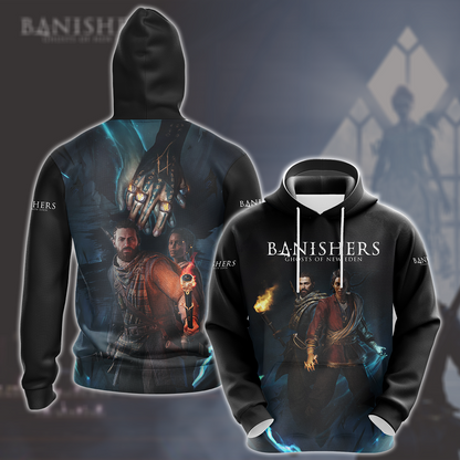 Banishers: Ghosts of New Eden Video Game All Over Printed T-shirt Tank Top Zip Hoodie Pullover Hoodie Hawaiian Shirt Beach Shorts Joggers Hoodie
