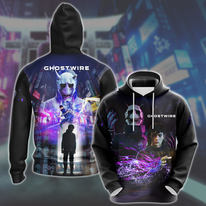 Ghostwire: Tokyo Video Game All Over Printed T-shirt Tank Top Zip Hoodie Pullover Hoodie Hawaiian Shirt Beach Shorts Joggers