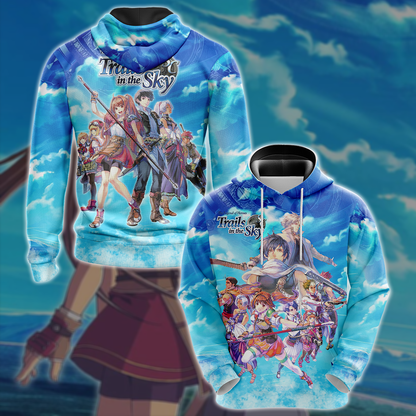 The Legend of Heroes: Trails in the Sky Video Game 3D All Over Printed T-shirt Tank Top Zip Hoodie Pullover Hoodie Hawaiian Shirt Beach Shorts Jogger Hoodie