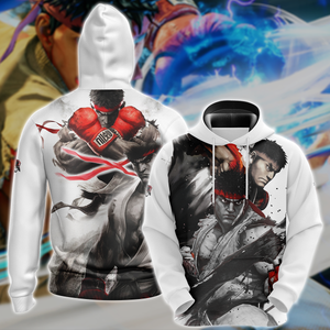 Street Fighter Video Game 3D All Over Print T-shirt Tank Top Zip Hoodie Pullover Hoodie Hawaiian Shirt Beach Shorts Jogger Hoodie S 