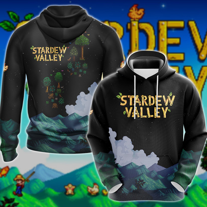 Stardew Valley Video Game 3D All Over Print T-shirt Tank Top Zip Hoodie Pullover Hoodie Hawaiian Shirt Beach Shorts Jogger Hoodie