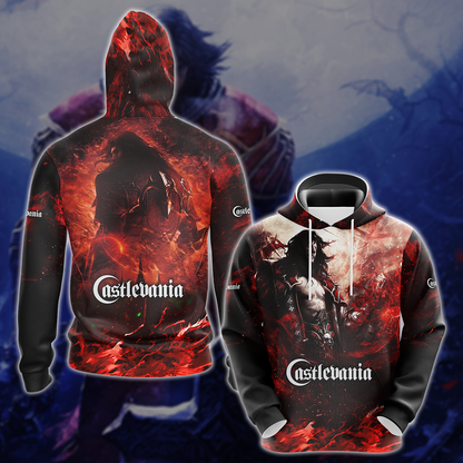 Castlevania Video Game 3D All Over Printed T-shirt Tank Top Zip Hoodie Pullover Hoodie Hawaiian Shirt Beach Shorts Jogger Hoodie