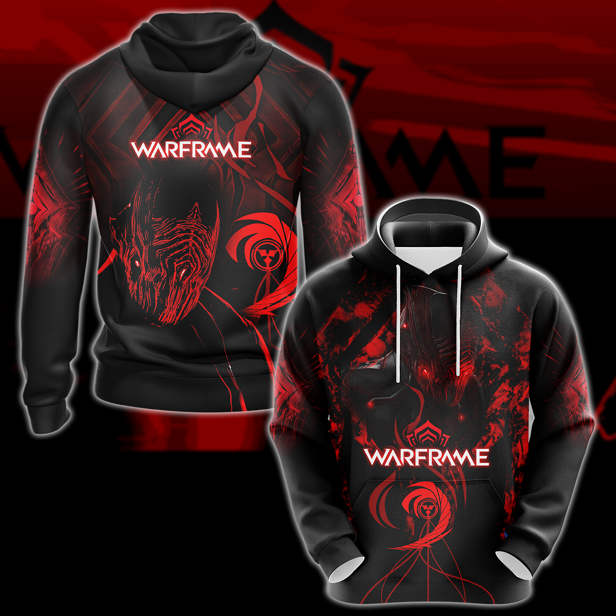 Warframe Video Game 3D All Over Printed T-shirt Tank Top Zip Hoodie Pullover Hoodie Hawaiian Shirt Beach Shorts Joggers Hoodie