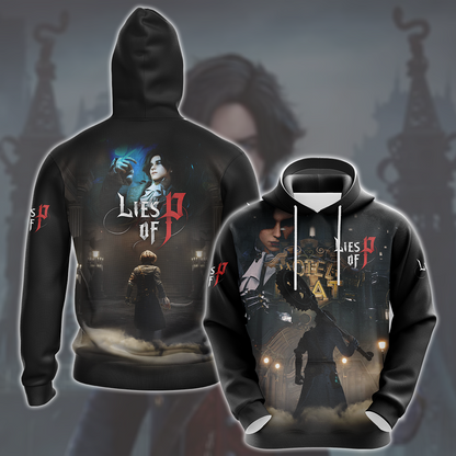 Lies of P Video Game All Over Printed T-shirt Tank Top Zip Hoodie Pullover Hoodie Hawaiian Shirt Beach Shorts Joggers Hoodie