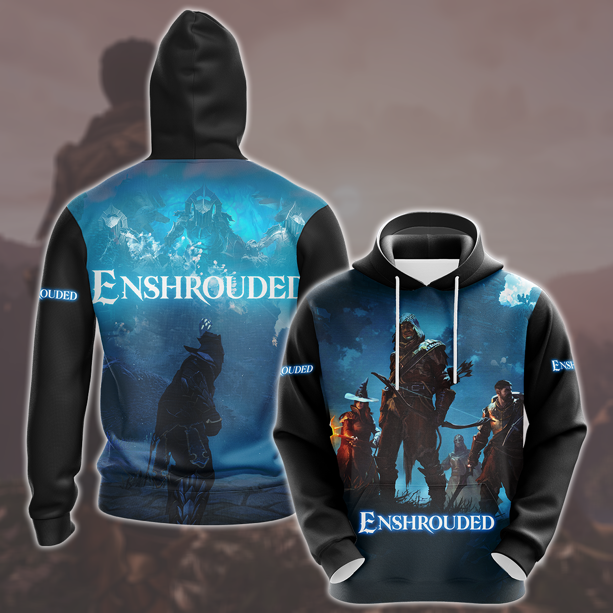 Enshrouded Video Game All Over Printed T-shirt Tank Top Zip Hoodie Pullover Hoodie Hawaiian Shirt Beach Shorts Joggers Hoodie