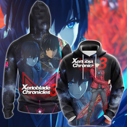 Xenoblade Chronicles 3 Video Game 3D All Over Print T-shirt Tank Top Zip Hoodie Pullover Hoodie Hawaiian Shirt Beach Shorts Jogger Hoodie