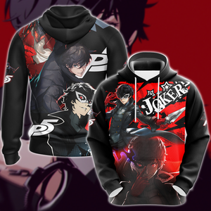 Persona 5 Strikers Video Game 3D All Over Print T-shirt Tank Top Zip Hoodie Pullover Hoodie Hawaiian Shirt Beach Shorts Jogger Hoodie S 