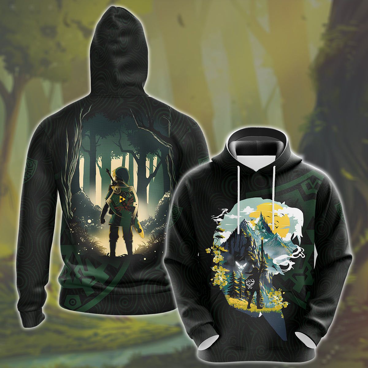 The Legend of Zelda Ballad Of The Hero Video Game All Over Printed T-shirt Tank Top Zip Hoodie Pullover Hoodie Hawaiian Shirt Beach Shorts Joggers