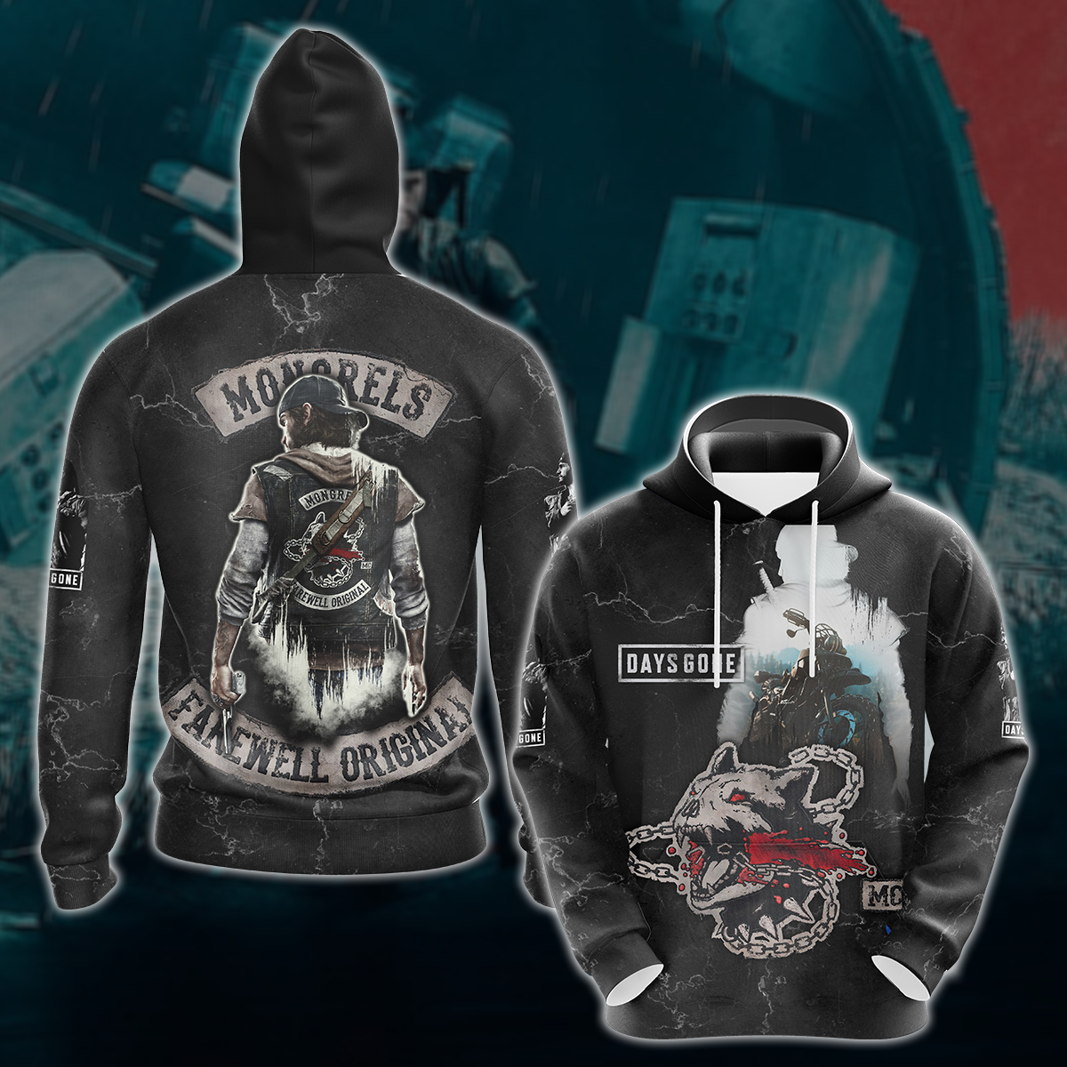 Days Gone Video Game 3D All Over Printed T-shirt Tank Top Zip Hoodie Pullover Hoodie Hawaiian Shirt Beach Shorts Jogger Hoodie