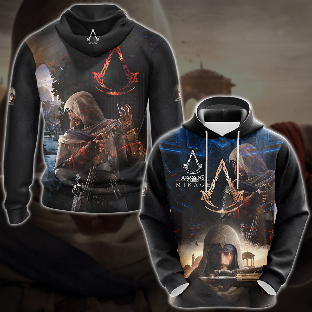 Assassin's Creed Mirage Video Game 3D All Over Print T-shirt Tank Top Zip Hoodie Pullover Hoodie Hawaiian Shirt Beach Shorts Jogger Hoodie
