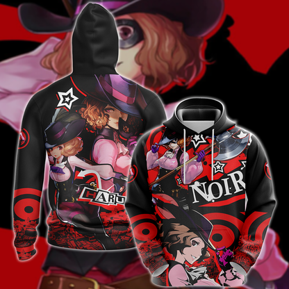 Persona 5 Strikers Haru Okumura Video Game 3D All Over Print T-shirt Tank Top Zip Hoodie Pullover Hoodie Hawaiian Shirt Beach Shorts Jogger Hoodie