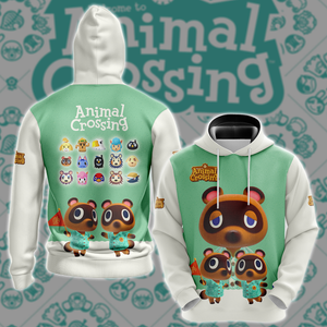 Animal Crossing Video Game 3D All Over Printed T-shirt Tank Top Zip Hoodie Pullover Hoodie Hawaiian Shirt Beach Shorts Jogger Hoodie S 