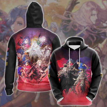 Fire Emblem: Fortune's Weave Video Game All Over Printed T-shirt Tank Top Zip Hoodie Pullover Hoodie Hawaiian Shirt Beach Shorts Joggers Hoodie