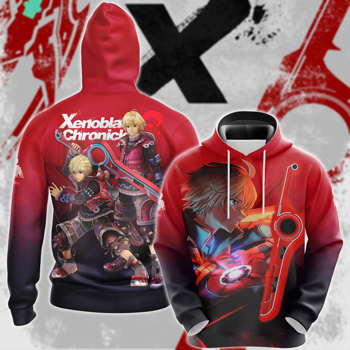 Xenoblade Chronicles 3 Video Game 3D All Over Print T-shirt Tank Top Zip Hoodie Pullover Hoodie Hawaiian Shirt Beach Shorts Jogger Hoodie
