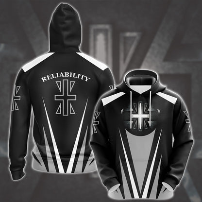 Digimon Crest Of Reliability Video Game All Over Printed T-shirt Tank Top Zip Hoodie Pullover Hoodie Hawaiian Shirt Beach Shorts Joggers Hoodie