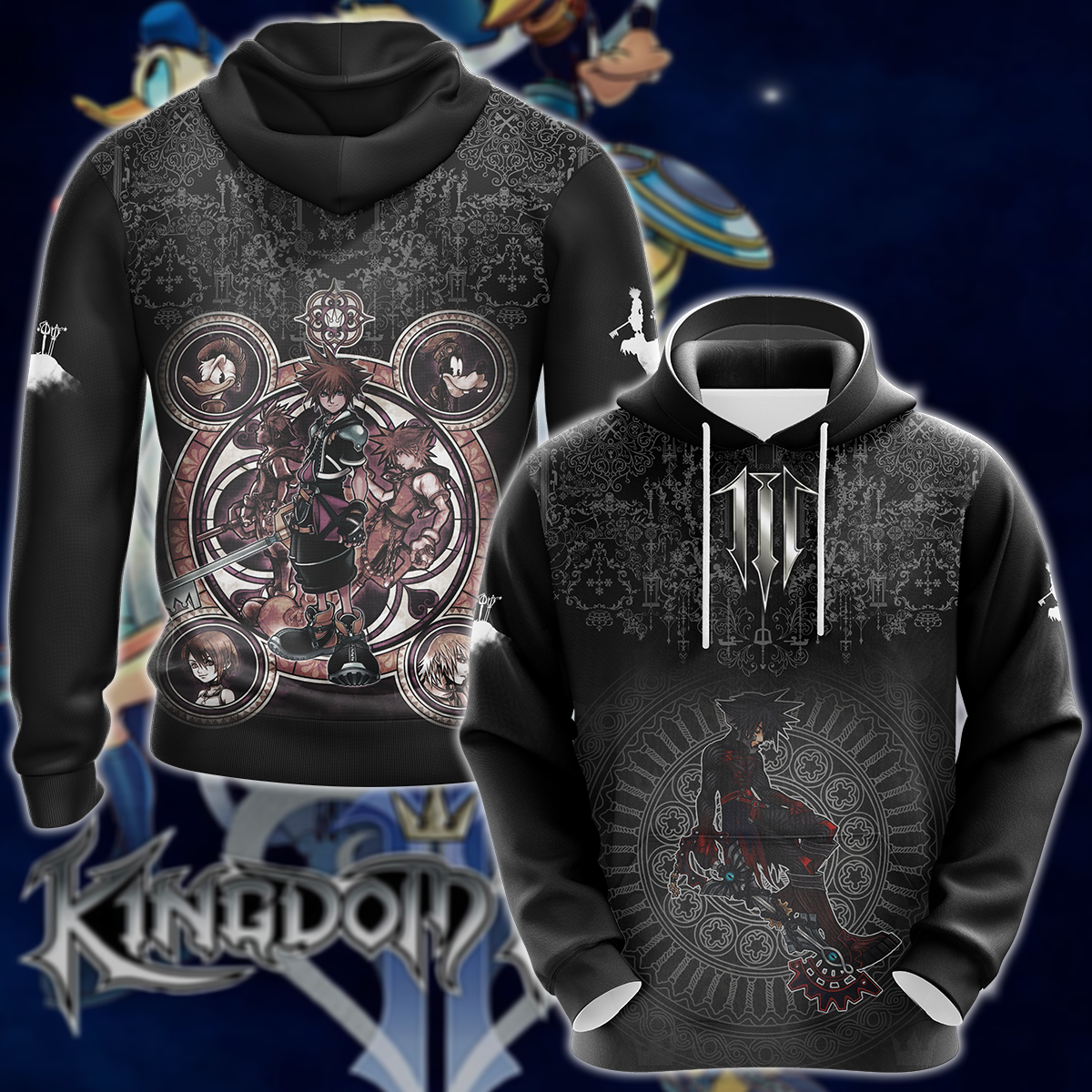 Kingdom Hearts: Melody of Memory Video Game 3D All Over Print T-shirt Tank Top Zip Hoodie Pullover Hoodie Hawaiian Shirt Beach Shorts Jogger Hoodie