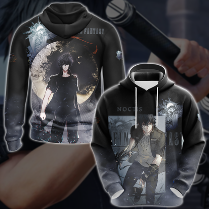 Final Fantasy XV Noctis Video Game 3D All Over Print T-shirt Tank Top Zip Hoodie Pullover Hoodie Hawaiian Shirt Beach Shorts Jogger Hoodie