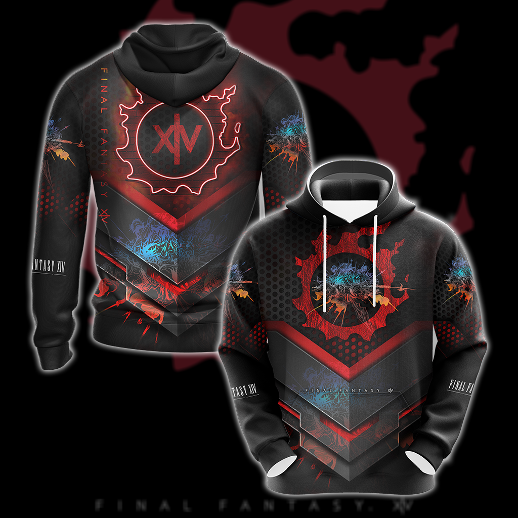Final Fantasy XIV All Over Print T-shirt Tank Top Zip Hoodie Pullover Hoodie Hawaiian Shirt Hoodie