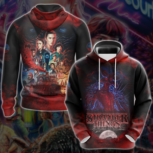 Stranger Things TV Series 3D All Over Print T-shirt Tank Top Zip Hoodie Pullover Hoodie Hawaiian Shirt Beach Shorts Jogger Hoodie S 