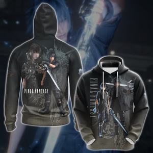 Final Fantasy XV Video Game 3D All Over Printed T-shirt Tank Top Zip Hoodie Pullover Hoodie Hawaiian Shirt Beach Shorts Jogger Hoodie S 