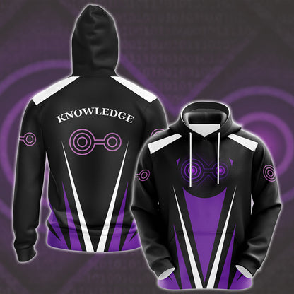 Digimon Crest Of Knowledge Video Game All Over Printed T-shirt Tank Top Zip Hoodie Pullover Hoodie Hawaiian Shirt Beach Shorts Joggers Hoodie