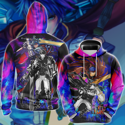 Fire Emblem: Path of Radiance - Ike Video Game 3D All Over Print T-shirt Tank Top Zip Hoodie Pullover Hoodie Hawaiian Shirt Beach Shorts Jogger Hoodie