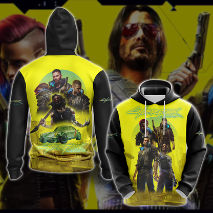 Cyberpunk 2077 Video Game 3D All Over Printed T-shirt Tank Top Zip Hoodie Pullover Hoodie Hawaiian Shirt Beach Shorts Jogger Hoodie