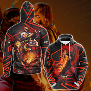 Street Fighter 6 Ken Video Game 3D All Over Printed T-shirt Tank Top Zip Hoodie Pullover Hoodie Hawaiian Shirt Beach Shorts Jogger Hoodie S 