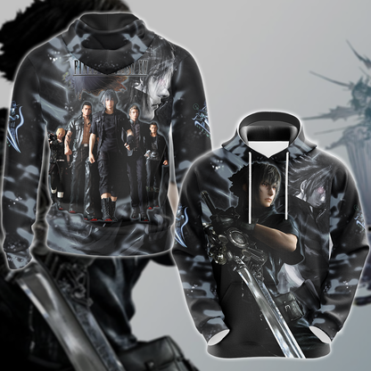 Final Fantasy XV Video Game 3D All Over Print T-shirt Tank Top Zip Hoodie Pullover Hoodie Hawaiian Shirt Beach Shorts Jogger Hoodie
