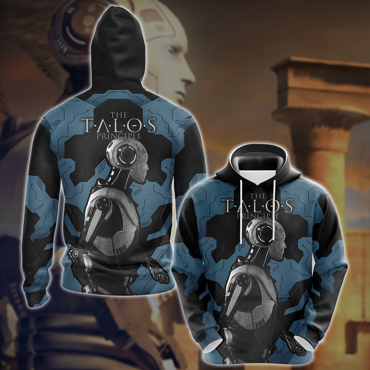 Talos Principle Video Game 3D All Over Printed T-shirt Tank Top Zip Hoodie Pullover Hoodie Hawaiian Shirt Beach Shorts Jogger Hoodie