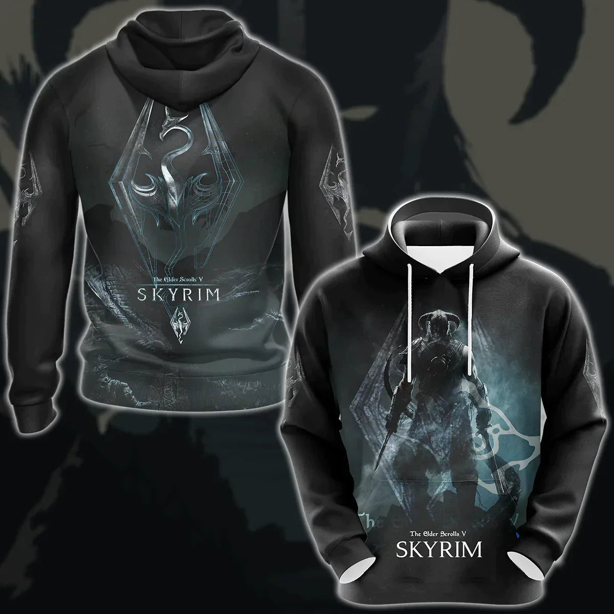 The Elder Scrolls V: Skyrim Video Game 3D All Over Printed T-shirt Tank Top Zip Hoodie Pullover Hoodie Hawaiian Shirt Beach Shorts Jogger Hoodie
