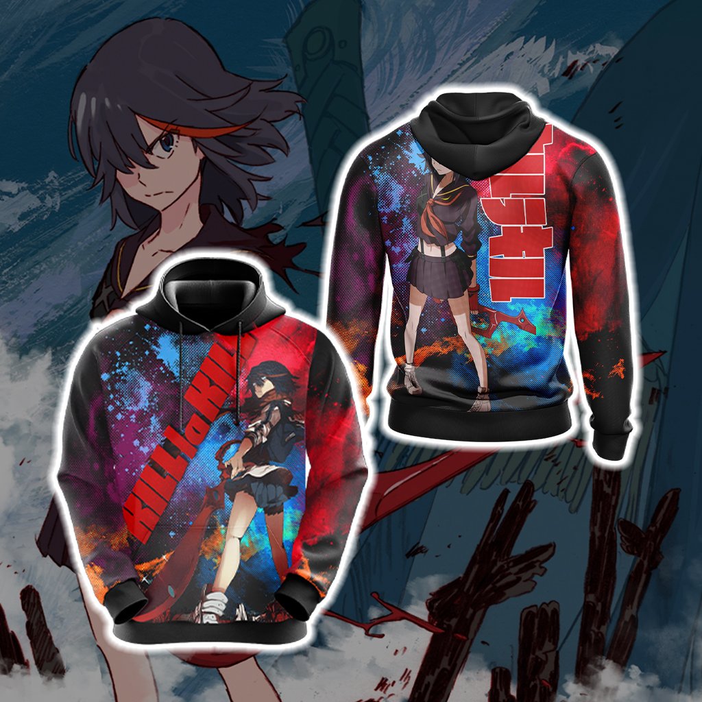 Kill La Kill - Matoi Ryuuko Unisex 3D T-shirt Hoodie