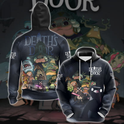 Death’s Door Video Game All-Over T-shirt Hoodie Tank Top Hawaiian Shirt Beach Shorts Joggers Hoodie
