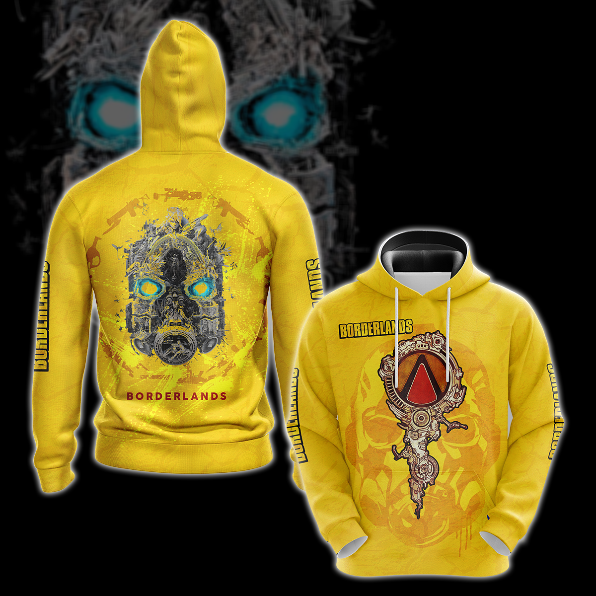 Borderlands Video Game 3D All Over Printed T-shirt Tank Top Zip Hoodie Pullover Hoodie Hawaiian Shirt Beach Shorts Jogger Hoodie