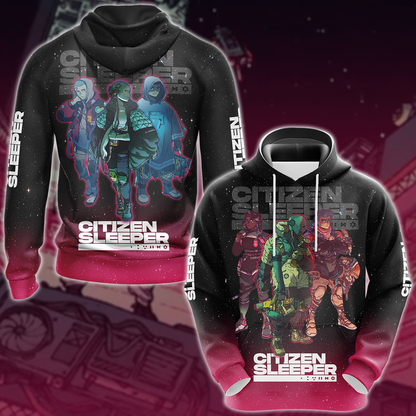 Citizen Sleeper Video Game 3D All Over Printed T-shirt Tank Top Zip Hoodie Pullover Hoodie Hawaiian Shirt Beach Shorts Jogger Hoodie