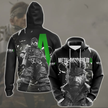 Metal Gear Solid: Snake Eater Video Game All Over Printed T-shirt Tank Top Zip Hoodie Pullover Hoodie Hawaiian Shirt Beach Shorts Joggers Hoodie