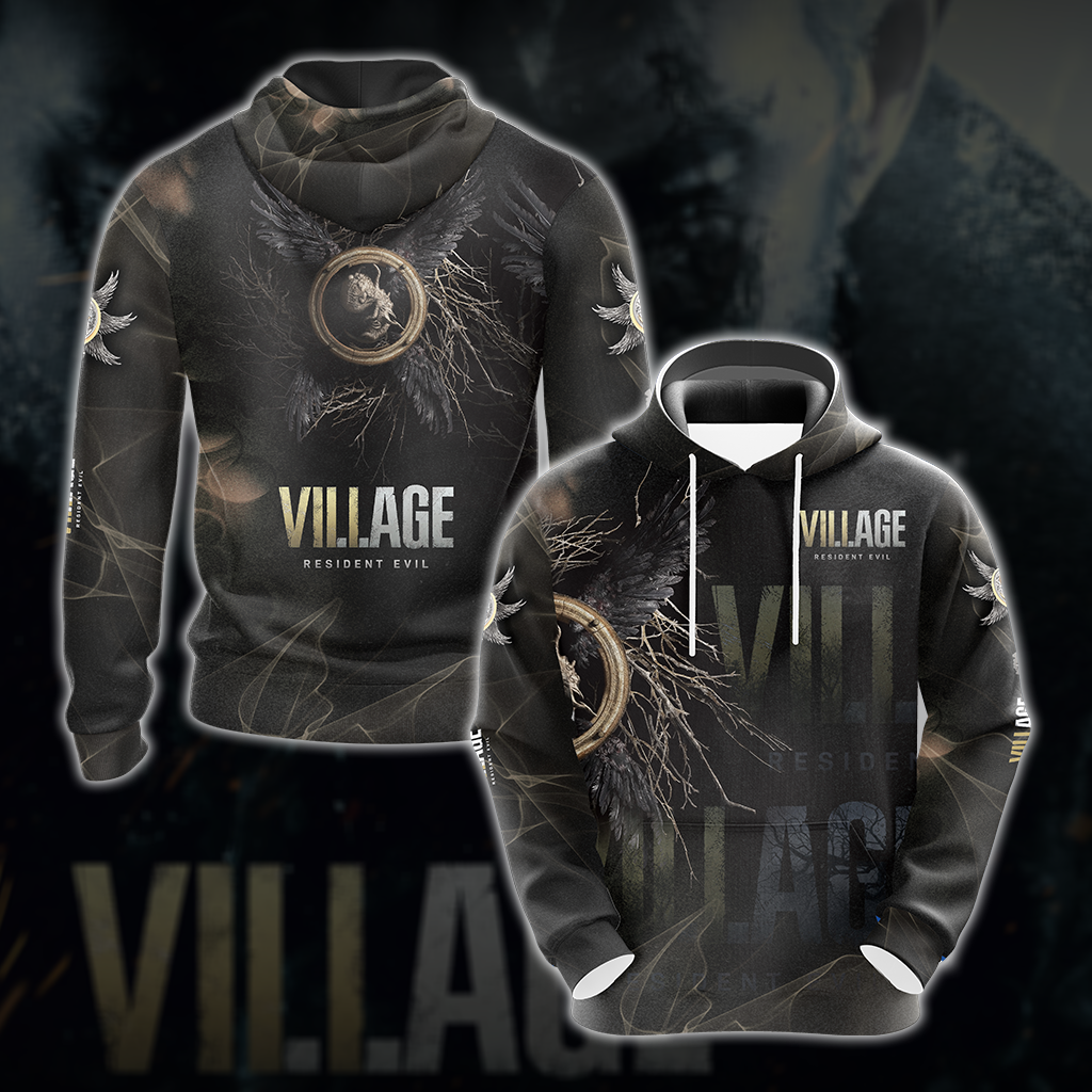 Resident Evil Village All Over Print T-shirt Tank Top Zip Hoodie Pullover Hoodie Hawaiian Shirt Hoodie