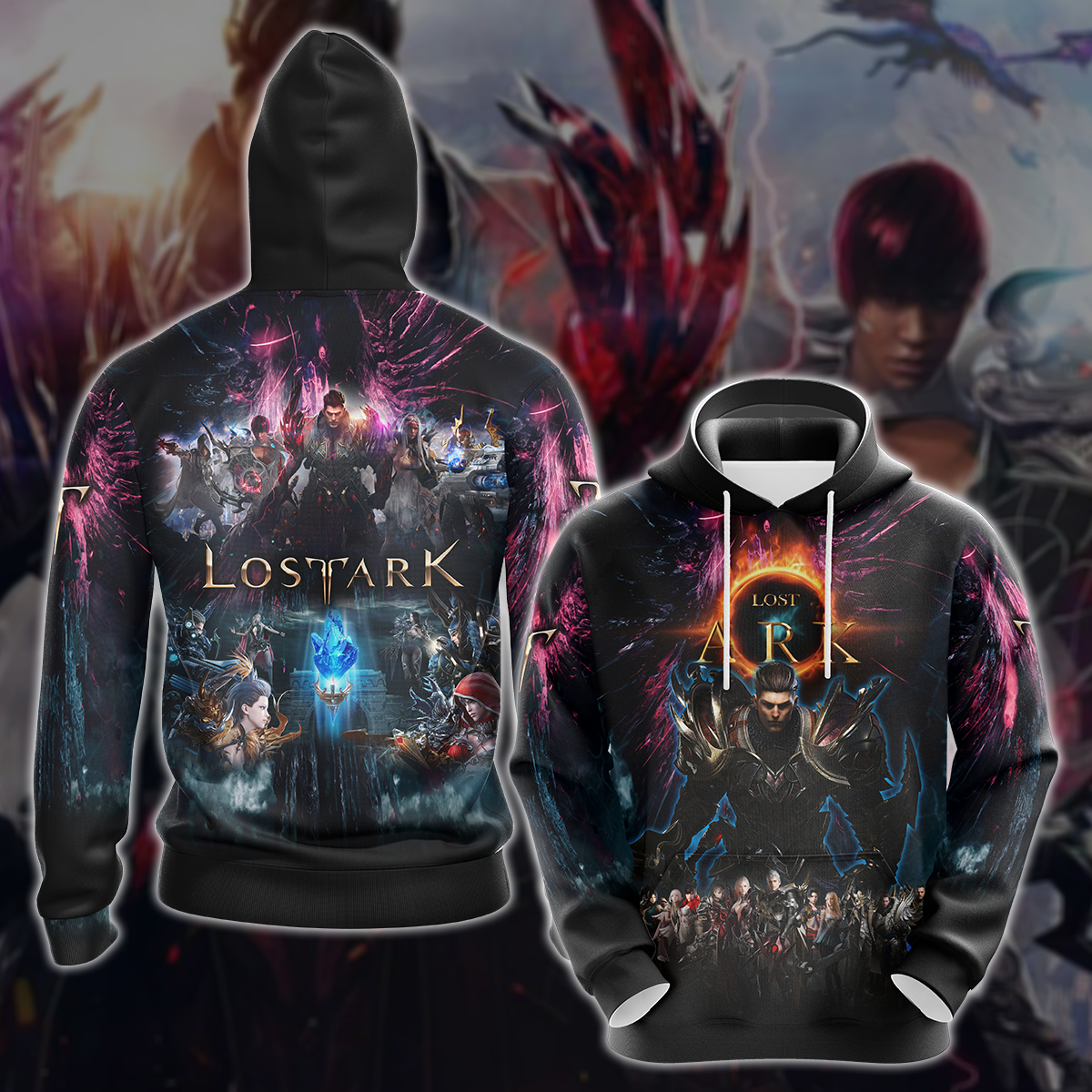 Lost Ark Video Game 3D All Over Printed T-shirt Tank Top Zip Hoodie Pullover Hoodie Hawaiian Shirt Beach Shorts Jogger Hoodie