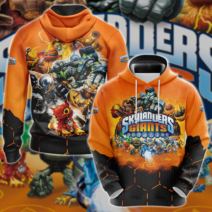 Skylanders Giants Video Game 3D All Over Print T-shirt Tank Top Zip Hoodie Pullover Hoodie Hawaiian Shirt Beach Shorts Jogger Hoodie