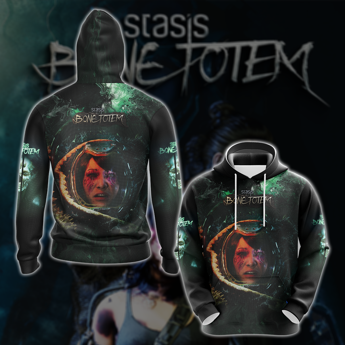Stasis: Bone Totem Video Game 3D All Over Printed T-shirt Tank Top Zip Hoodie Pullover Hoodie Hawaiian Shirt Beach Shorts Jogger Hoodie