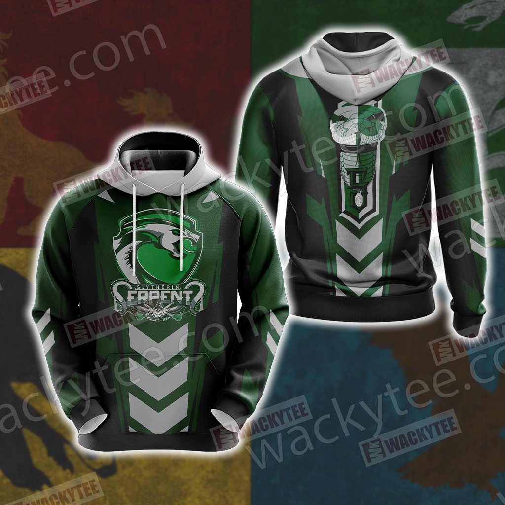 Harry Potter - Slytherin House Sporty Style Unisex Unisex 3D T-shirt Hoodie