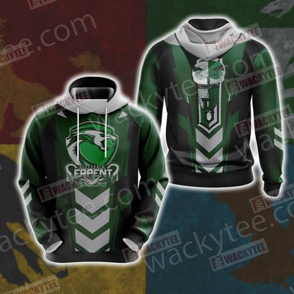 Harry Potter - Slytherin House Sporty Style Unisex Unisex 3D T-shirt Hoodie
