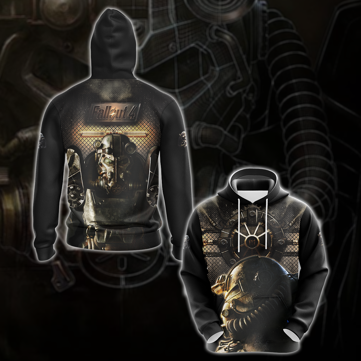 Fallout 4 Video Game 3D All Over Printed T-shirt Tank Top Zip Hoodie Pullover Hoodie Hawaiian Shirt Beach Shorts Jogger Hoodie